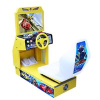 Machine de jeu vidéo HD 22 pouces, simulateur de moto, jeu de course et de tourisme à monnayeur, 2 jeux de boxe, équipement de salle de jeux avec garantie 1 an