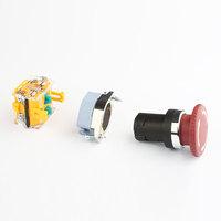 En vente Interrupteurs à bouton-poussoir 22mm Chine Factory Supply Bid Interrupteur à bouton-poussoir d'arrêt d'urgence en plastique rouge Acheter