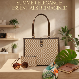 Bolso Tote Estructurado de Lujo Personalizado, Estilo Vintage, con Estampado Geométrico de Jaipur, Asa de Cuero, Bolso Étnico Tradicional - Product Image 4