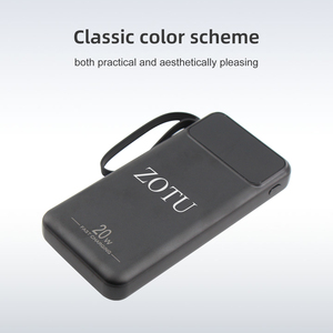 Cargador Portátil ZOTU con Cable Integrado, Banco de Energía USB C con Pantalla LED, Paquete de Batería con 4 Salidas y 2 Entradas para Artículos Esenciales de Viaje - Product Image 2