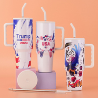 Gobelet isotherme en acier inoxydable personnalisé avec logo, 40 oz, anti-fuite, sans BPA, avec couvercle et paille, cadeau de voyage, tasses à café