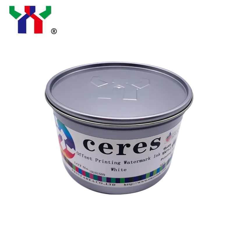 1KG/CAN, Offset Printing White Watermark Ink, White Color