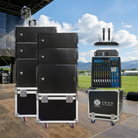Haut-parleurs Line Array passifs en bois double 10 pouces LS3(4+2) Série LA, aimant en ferrite, 700W Mono Audio, Garantie 3 ans
