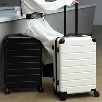 Ensemble de bagages rigides à roulettes tendance pour la vente en gros, avec roues pivotantes à 360 degrés, serrure numérique, grande capacité, légers en ABS