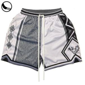 BETHERIVAL Summer <b>Men</b> Quality <b>Long</b> Orange Black Mesh Custom 90s Blue Lighting Youth Vintage Private <b>Shorts</b> - Product Image 3