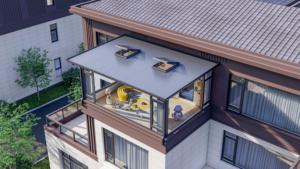 Painéis de Substituição Competitivos para Gazebo, Pavilhão, Toldo, Sunroom com Teto Rígido, Cobertura de Alumínio para Exterior, Uso em Fábricas, Terraços e Parques, Direto da Fábrica - Product Image 6