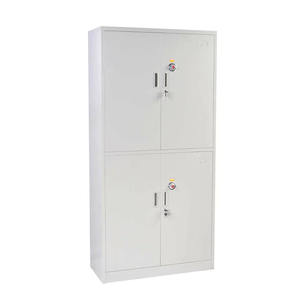 خزانة فولاذية خزانة معدنية لتخزين الأثاث المكتبي خزانة معدنية مخصصة مع بابين انزلاقيين - Product Image 2