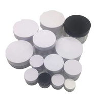 Pot en plastique pour crème pour les yeux, emballage cosmétique, 20g, PETG, bouchon à vis, pot transparent