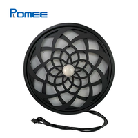 Lumière à effet de disque LED RGBW avec rotation continue à double moteur et effets de couleur dynamiques, éclairage de scène DMX512
