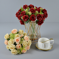 GNW Fleurs artificielles en soie pour mariage, roses artificielles à toucher réel, osmanthus artificiel, fleurs décoratives en gros