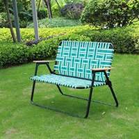 Chaise pliante de haute qualité en gros pour le camping en plein air, la plage, les pique-niques, légère, avec sangles, portable, pliable, pour le jardin et la pelouse