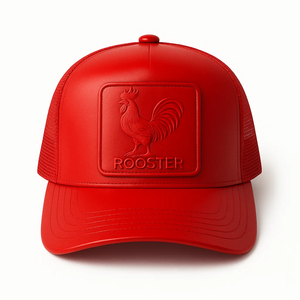 Casquette de camionneur en cuir PU <span class=keywords><strong>Y2K</strong></span> personnalisée, de haute qualité, 5 panneaux, logo en relief, décontractée, mode, fête, animal, jersey - Product Image 2