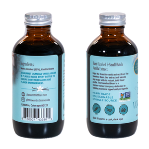 Extrait de Vanille Pur en Vrac 32 oz, Fabriqué Artisanallement au Colorado, États-Unis, par The Sweetest Bean, pour Boulangerie et Crème Glacée - Product Image 1