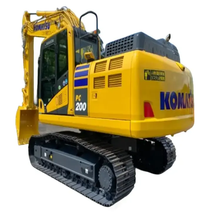 ใช้งานก่อสร้างเหมืองแร่ขุดตีนตะขาบล้อ Komatsu รถขุดใช้งานก่อสร้างเหมือง Pc220-7 PC220 PC200 ขุดตีนตะขาบ W