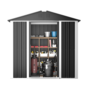 Capannone per attrezzi da <span class=keywords><strong>giardino</strong></span> a doppia pendenza capannoni per <span class=keywords><strong>biciclette</strong></span> porte scorrevoli - Product Image 1