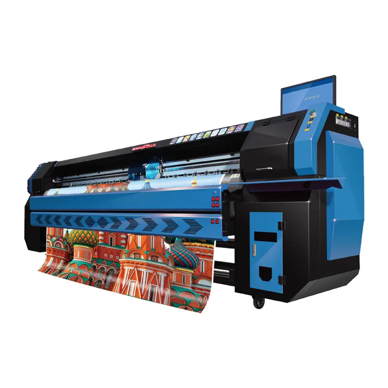 KingJet-impresora digital de inyección de tinta con cabezales Konica 512I/1024I, KJ3208G