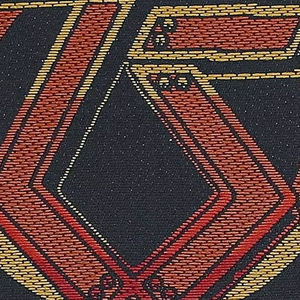 Toppa con Logo rotondo banda Heavy Metal intrecciata per cucire su Applique tessuto distintivo ricco di dettagli pieno ricamato toppe intrecciate - Product Image 4