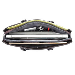 Maletín de cuero genuino de estilo Retro para hombre de estilo informal de moda Oficina impermeable de alta calidad para <span class=keywords><strong>abogado</strong></span> - Product Image 4