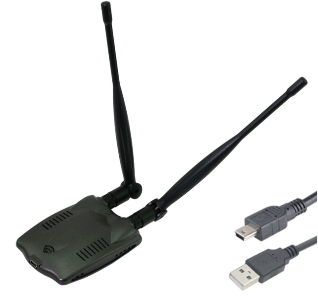 Rt3070 Adapte Wifi Alfa 150mbps High Power Wifi Network Card With 2 Antennas OEM