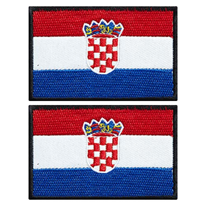 Patchs tactiques en gros : Écusson en tissu brodé Aigle à double tête russe avec fixation auto-agrippante pour chapeaux - Product Image 1