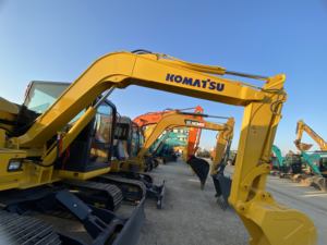 90% новый экономичный прочный сельскохозяйственный бытовой гусеничный гидравлический экскаватор Komatsu 6 тонн PC60 для продажи - Product Image 5