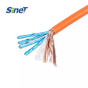Câble de données Cat7 23AWG UTP blindé S/STP <span class=keywords><strong>Ethernet</strong></span> <span class=keywords><strong>Catégorie</strong></span> <span class=keywords><strong>7</strong></span> SSTP FFTP Chaque paire avec rouleau d'isolation FPE Câble de données Cat7 - Product Image 2