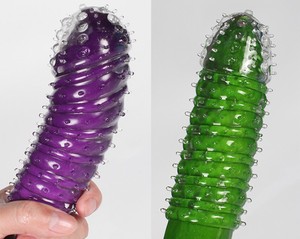 Giocattolo di cristallo amore Sexy drago pene ingrandimento preservativi Extender per gli uomini manica del pene - Product Image 4