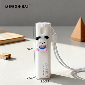 New Design 10ml <b>Empty</b> Blue Square Shape PET Perfume Portable <b>Bottle</b> Alcohol <b>Spray</b> <b>Bottle</b> - Product Image 5