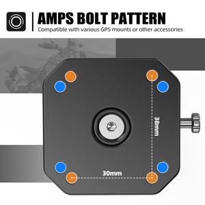 Support de montage GPS AMPS réglable NICECNC 12MM pour Honda <span class=keywords><strong>Africa</strong></span> <span class=keywords><strong>Twin</strong></span> Yamaha Super Tenere XTZ1200 Suzuki VStrom 800DE - Product Image 4