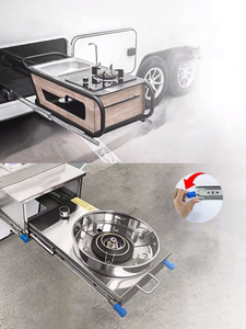 Thép Nhiệm Vụ Nặng Nề Ngăn Kéo Trượt 53Mm Với Khóa Đồ Nội Thất Phần Cứng Bằng Đồ Nội Thất Mới Cho Nhà Bếp Và Phòng Khách - Product Image 6