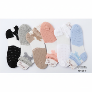 Calcetines transpirables con estampado de Jacquard para mujer, calcetines tobilleros/tripulantes, Material de LICRA para diabéticos, cuerpo/puños personalizados, calcetines de verano/invierno - Product Image 1