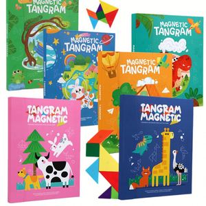 X515 Juego de Tangram Educativo, Rompecabezas de Aprendizaje para Niños, Uso en el Aula, Educación en el Hogar - Product Image 1