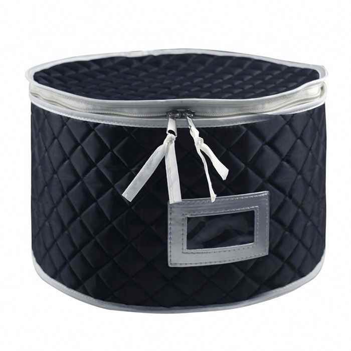 Dinner Plate Storage Case 12" Quilted Container Padded Protection to Store and Transport Dinner Storage Box