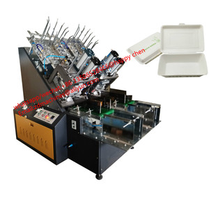 disposable paper plate production line / take away food box making machine