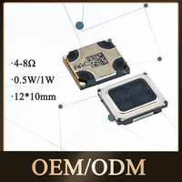 Módulo de Altavoz Interno de 12*10*3 mm, 6 Ohmios, 93 dB, Unidad de Altavoz Pasivo