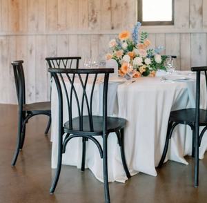 Silla de Resina Negra Moderna Apilable de Alta Calidad para Banquetes de Boda para Adultos - Product Image 5