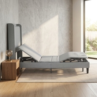 Foshan Modernes Leicht Montierbares Zero-Gravity-Bett mit Okin-Motor, Elektrisch Verstellbares Smart-Massagebett aus Metall für Hotel, Schlafzimmer und Schulgebrauch