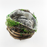 Fournisseur de pots de fleurs décoratifs en rotin, pots de fleurs manuels pour pépinière, jardinières pour balcon, en vente