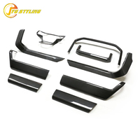 Intérieurs en fibre de carbone sèche F-150 pour FORD F150 Raptor Heritage 2021+ : garnitures intérieures en carbone à coller, cadre d'écran de console, poignée de porte