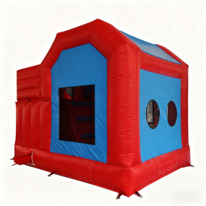 2025 nouveaux <span class=keywords><strong>jeux</strong></span> gonflables en plein air <span class=keywords><strong>super</strong></span>-<span class=keywords><strong>héros</strong></span> thème Combo qualité commerciale videur gonflable personnalisé Hous pour la vente commerciale - Product Image 4