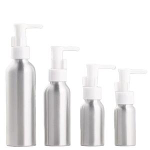Косметическая алюминиевая бутылка с объемом 100-1000 мл пустая головка насоса для распыления эфирных масел для химического использования - Product Image 4