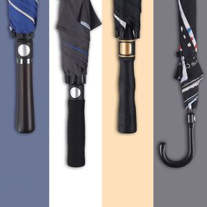 Parapluie de golf de luxe grand format avec protection UV, logo personnalisé, publicité de marque, cadeau promotionnel avec sac - Product Image 3
