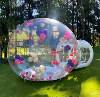 Casa de Burbujas Inflable de PVC Transparente THL con Color y Logotipo Personalizados, Casa de Brinco de Tamaño Personalizado para Uso en Interiores/Exteriores