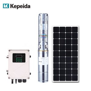 ปั๊มน้ำบาดาลแบบจุ่มใต้น้ำ 4 นิ้ว สแตนเลส DC 72V ยี่ห้อ Kepeida สำหรับระบบเกษตรกรรม - Product Image 1
