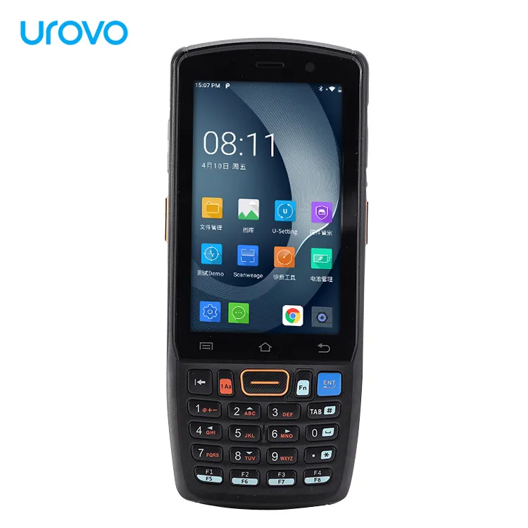 Urovo DT40 portátil para computador móvel empresarial, terminal robusto de dados, scanner de código de barras Android, núcleo octa