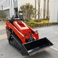 Mini-chargeuse sur pneus diesel Kubota de 25 ch avec accessoire de chargeuse sur pneus