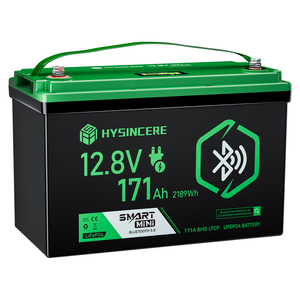 แบตเตอรี่ Smart <span class=keywords><strong>Mini</strong></span> <span class=keywords><strong>12V</strong></span> 171Ah LiFePO4 พร้อมบลูทูธ 5.0 หน้าจอ LCD แสดงความจุ 2189Wh 171A BMS LTCP สำหรับรถพ่วงพลังงานแสงอาทิตย์และเรือ - Product Image 2