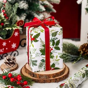 Christmas Wrapping Paper Roll 17 In X 32.8 Ft Double Sided Eco Friendly Gift <b>Wrap</b> For Holiday Crafting - Product Image 5