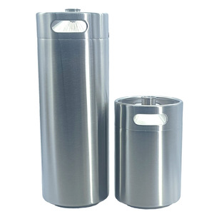 Boîtes d'emballage de bière SUS304 <span class=keywords><strong>2L</strong></span> 3.6L 4L 5L 10L Mini baril Growler personnalisé fût de bière vide - Product Image 3