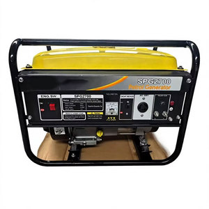 Générateur d'essence portable SPG2700 5,5 CV 2,0-2,3 KW 220 V 50 Hz AVR pour usage domestique, d'urgence, en camping et à la ferme - Product Image 1